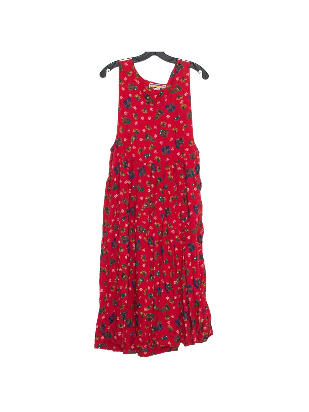 Bryn Connelly Dress Jumper Teddy Bear Pinafore Novelty Cottagecore Prairie S